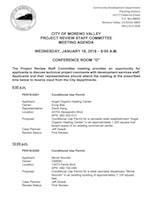 Moreno Valley commite agenda